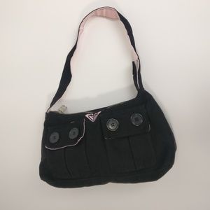 Cute Small Roxy Black & Pink Bag